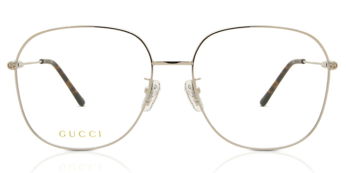 Gucci GG1417OA Asian Fit 002 Armazones Para Mujer Plateadas