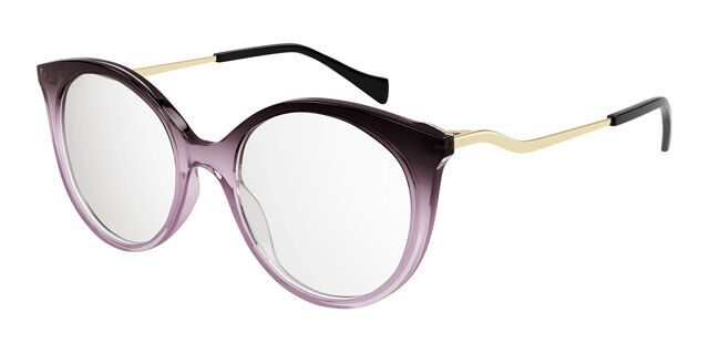 Gucci GG1009O 002 Transparent Gradient Black Pink Eyeglasses  display picture 2