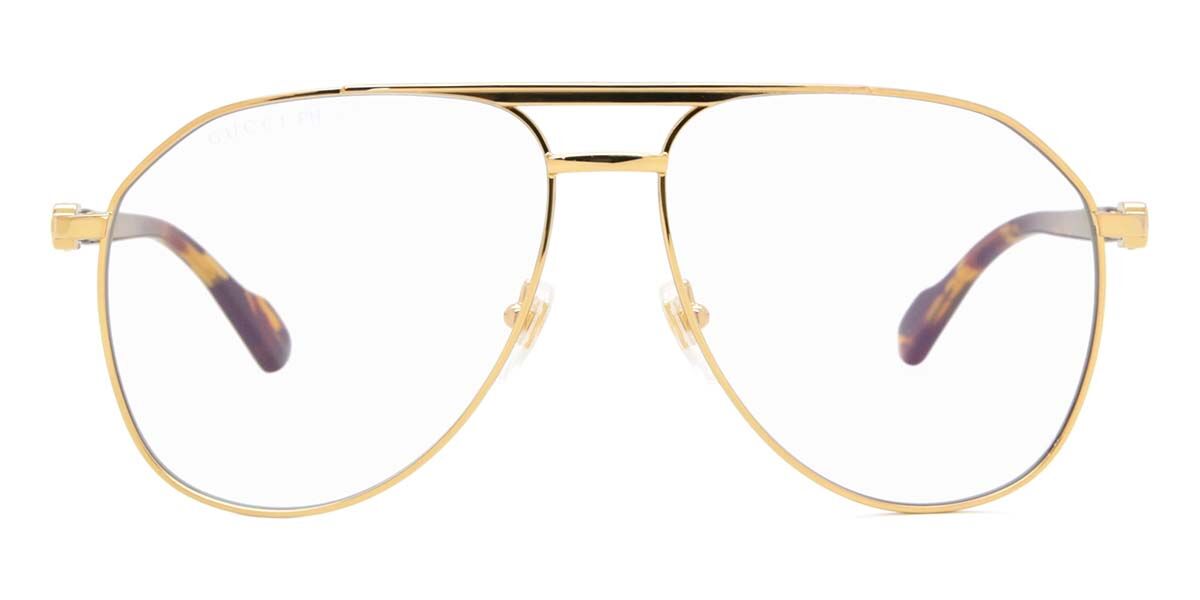 Photos - Glasses & Contact Lenses GUCCI GG1220S 005 Men's Glasses Gold Size 59 - Free Lenses - HSA/FSA Insurance - Blue Light Block Available 