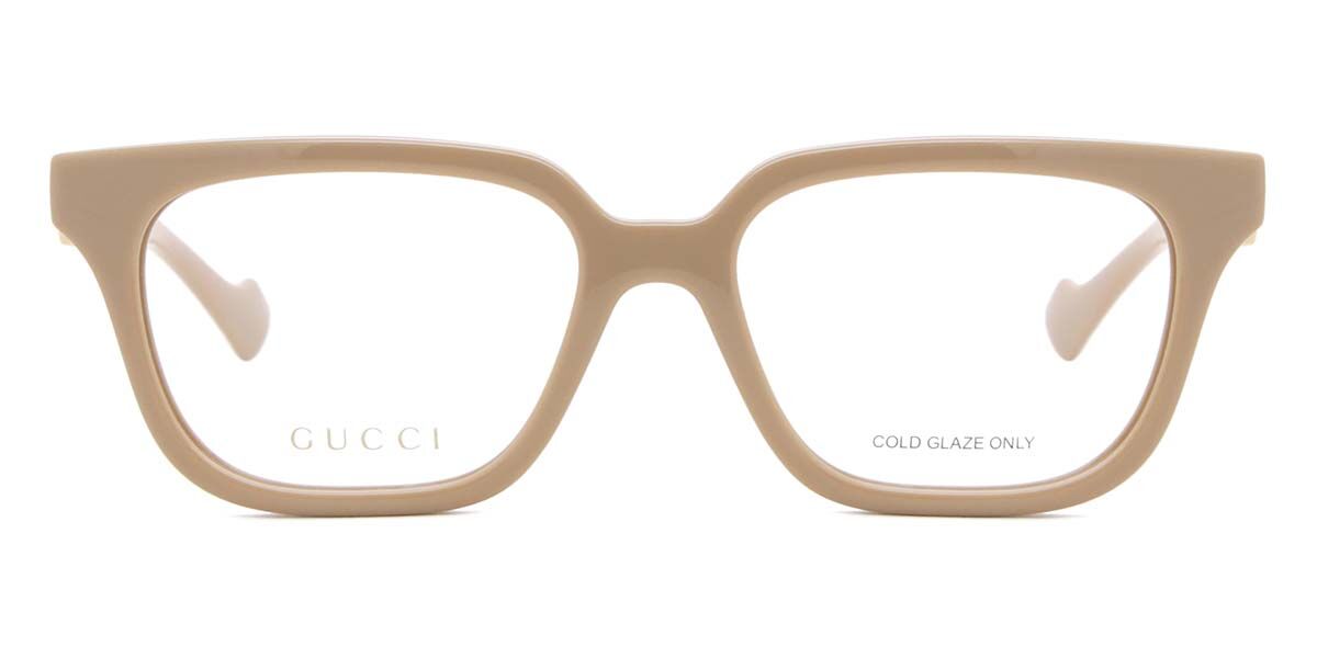 Photos - Glasses & Contact Lenses GUCCI GG1536O 007 Women's Eyeglasses Brown Size 53  - Blue Light Block Available (Frame Only)