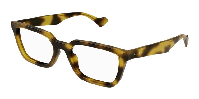 立即購買Gucci GG1539O 004 眼鏡Yellow Tortoise | SmartBuyGlasses 香港 