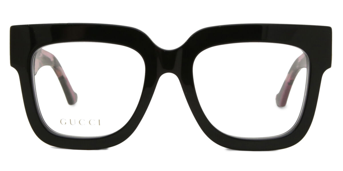 Photos - Glasses & Contact Lenses GUCCI GG1549O 003 Women's Eyeglasses Black Size 52  - Blue Light Block Available (Frame Only)