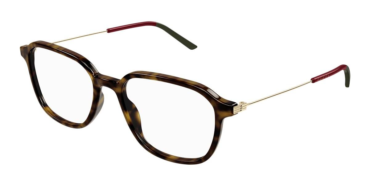 Photos - Glasses & Contact Lenses GUCCI GG1576O 002 Men's Eyeglasses Tortoiseshell Size 52 (Frame Only 