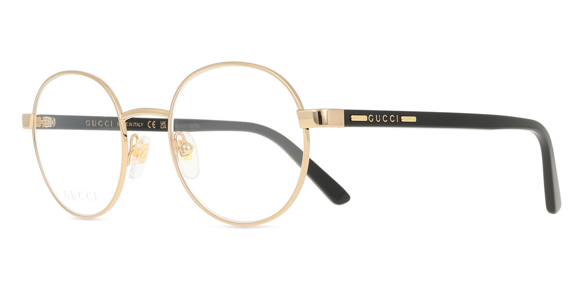 Gucci GG1585O 001 Gold Eyeglasses | SmartBuyGlasses US