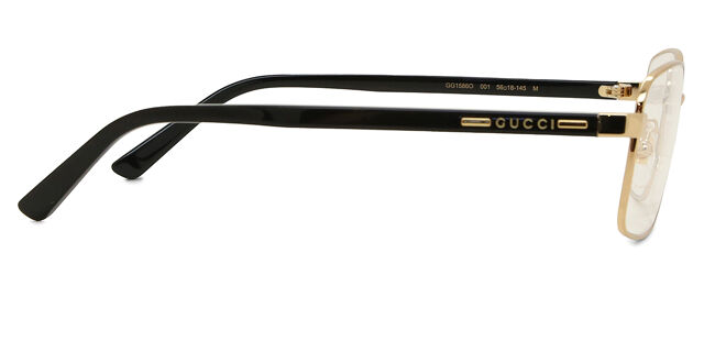 Gucci GG1586O 001 Gold Eyeglasses | SmartBuyGlasses US display picture 2