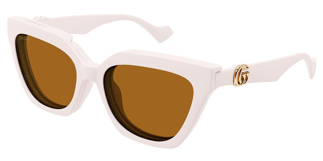 Final Price! Gucci GG1542S 003 Ivory/Clear with Clip-On Brown Sunglasses Gucci GG1542S Sunglasses main image 3
