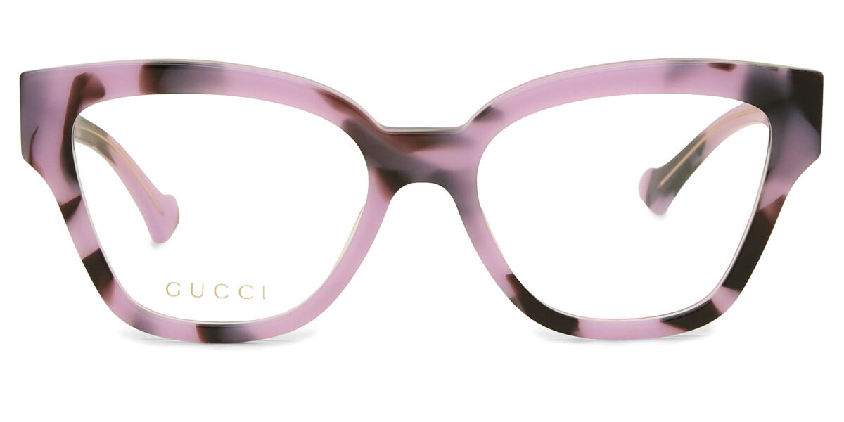 Photos - Glasses & Contact Lenses GUCCI GG1424O 011 Women's Eyeglasses Purple Size 54  - Blue Light Block Available (Frame Only)