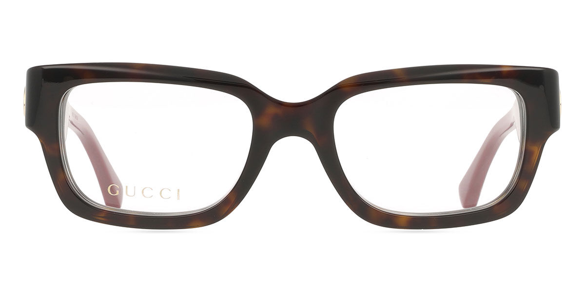 Фото - Окуляри та контактні лінзи GUCCI GG1666O 002 50 Tortoiseshell Damskie Okulary Korekcyjne 