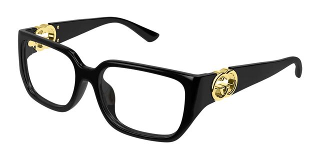 Gucci GG1694OA Asian Fit 001 Black Eyeglasses  display picture 1