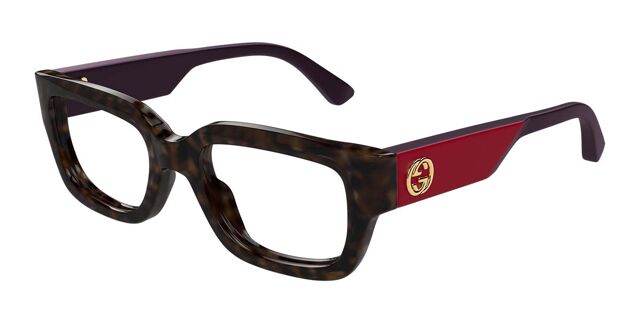 Gucci Tortoise Oversized Square- Black Acetate Gucci Acetate Square Frame Web Sunglasses GG0059S Black  main image 4