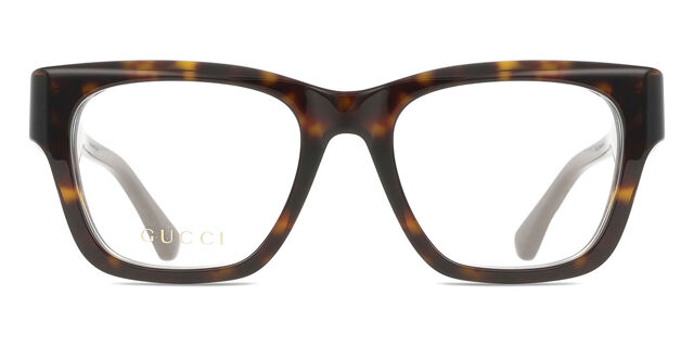 Gucci GG1669O 008 Tortoise Eyeglasses | SmartBuyGlasses US display picture 2