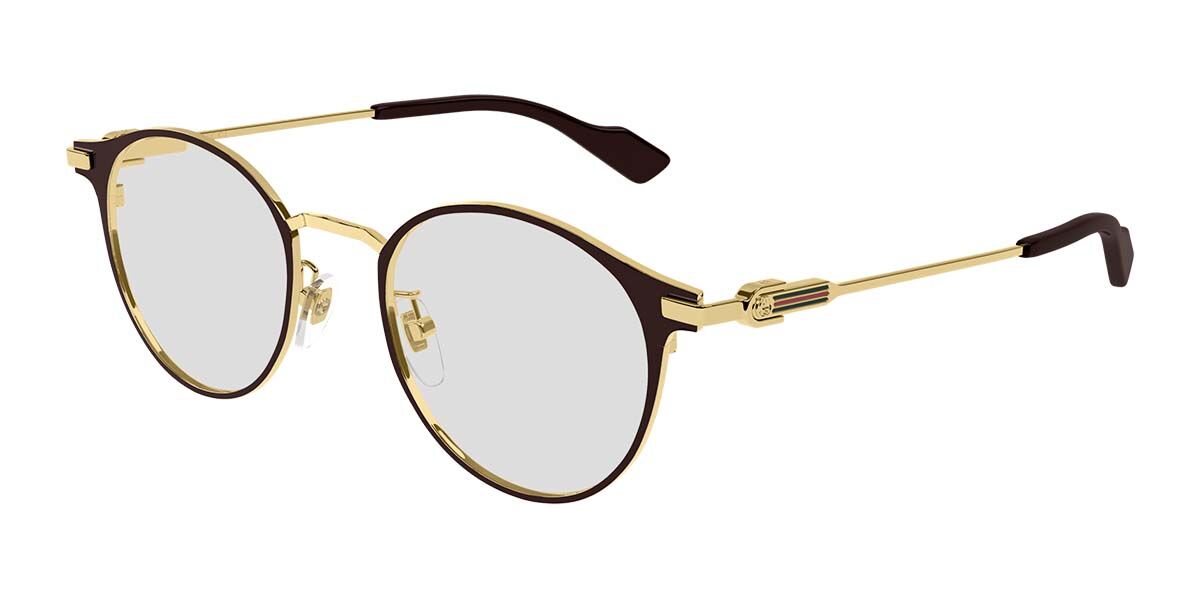 メガネ Gucci Frames GG0839OK 002 Gold Retro Unisex Asian Fit Gucci GG1739OK Asian Fit 002 glasses | Buy online now