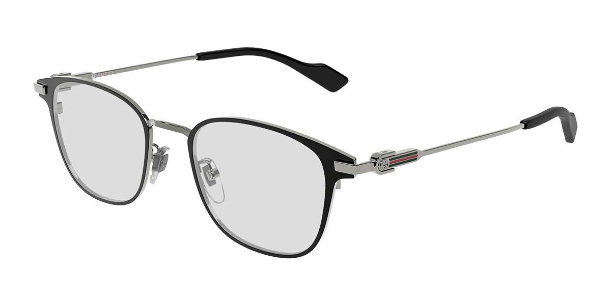 Image of Gucci GG1740OK Asian Fit 003 Óculos de Grau Masculino Pretos BRLPT