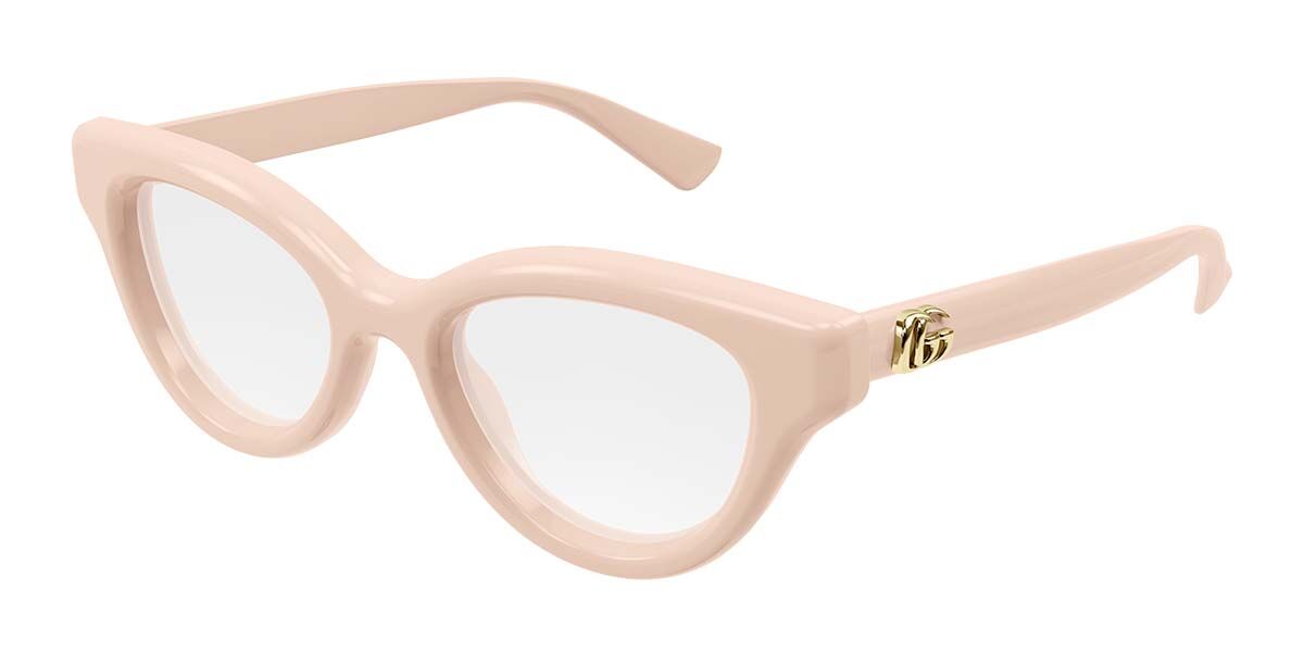 Photos - Glasses & Contact Lenses GUCCI GG1832O 004 Women's Eyeglasses Pink Size 50  - Blue Light Block Available (Frame Only)