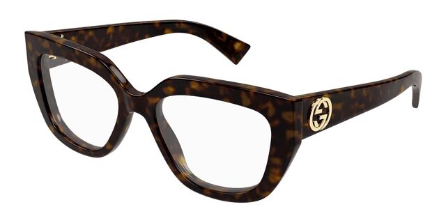 Gucci GG1847O 004 Tortoise Eyeglasses | SmartBuyGlasses US display picture 1
