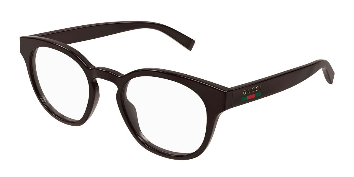 Photos - Glasses & Contact Lenses GUCCI GG1859O 003 Men's Eyeglasses Brown Size 50  - Blue Light Block Available (Frame Only)