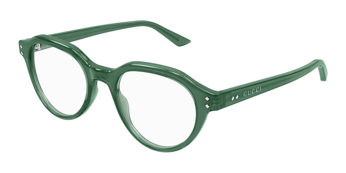 Photos - Glasses & Contact Lenses GUCCI GG1894O 004 Men's Eyeglasses Green Size 49  - Blue Light Block Available (Frame Only)