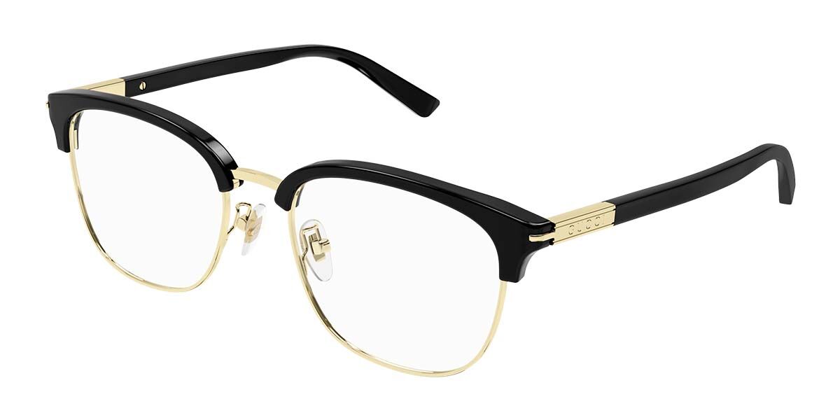 メガネ Gucci Eyeglass Frame GG0605O 001 Retro Square Gucci GG0605O Black (001) Eyeglasses 889652255507| eBay