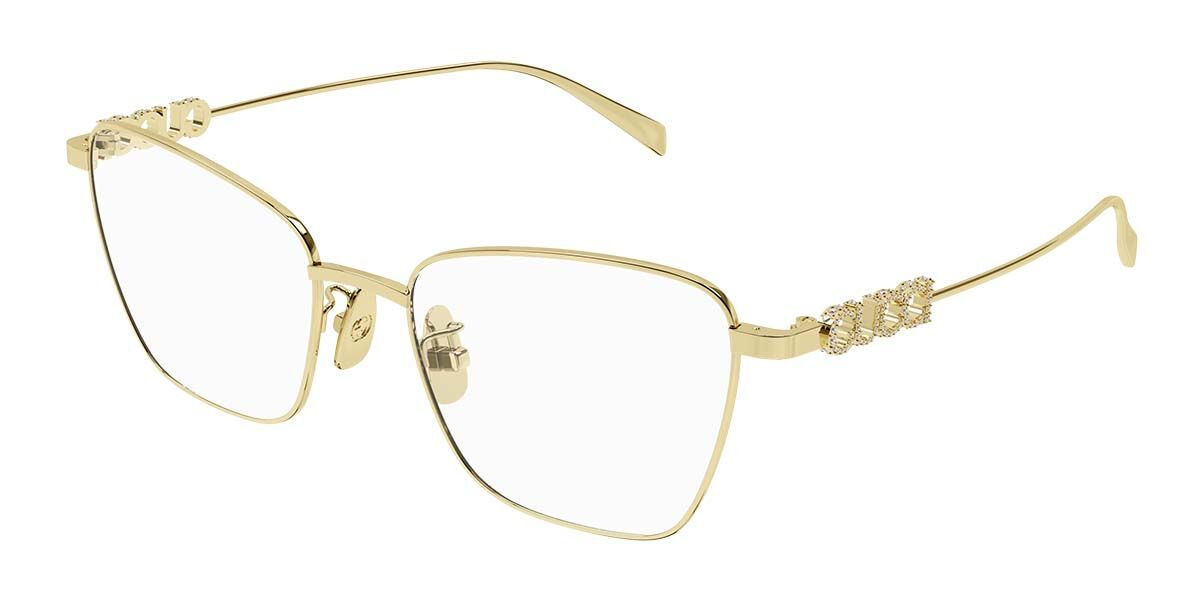 【送料,関税込】 GUCCI メガネ GG1807O Gucci Gg1807o Women Gold Butterfly Eyeglasses – Otticanet USA