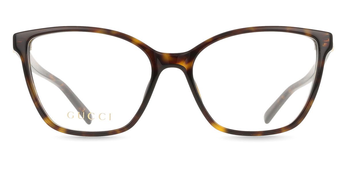 Gucci GG1995O 002 Women's Eyeglasses Tortoiseshell Size 54 - Blue Light Block Available