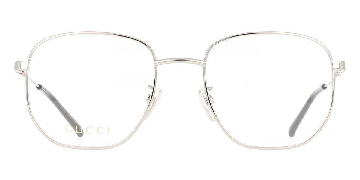 Gucci GG2140OK Asian Fit 002 53 Silvriga Glasögon (Endast Båge) Män