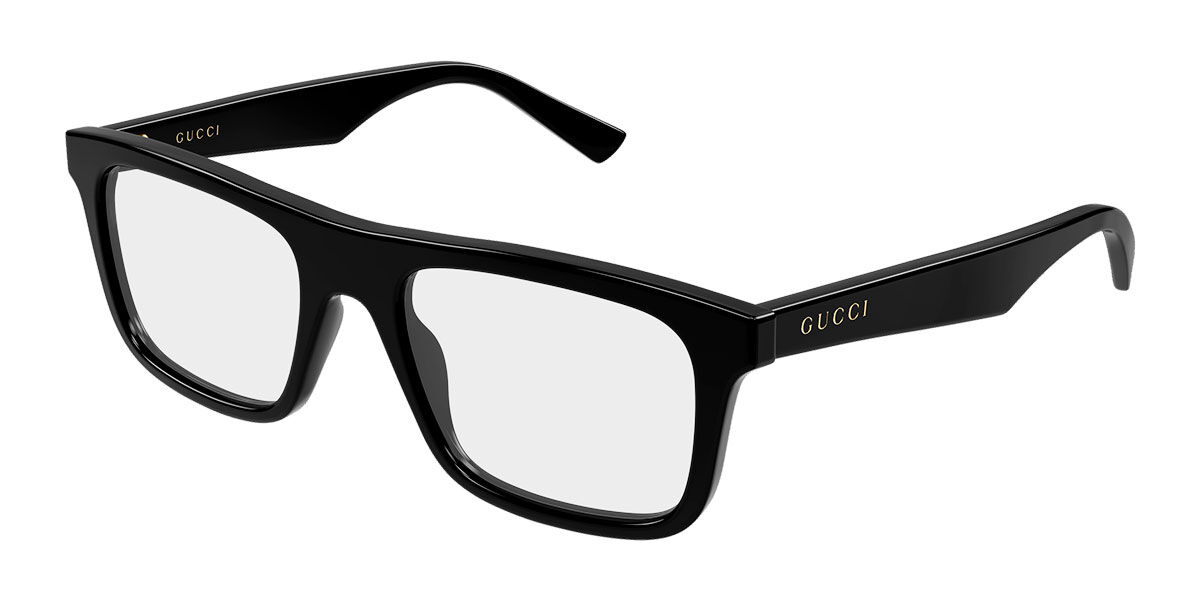 Gucci GG2184O 005 55 Svarta Glas&ouml;gon (Endast B&aring;ge) M&auml;n