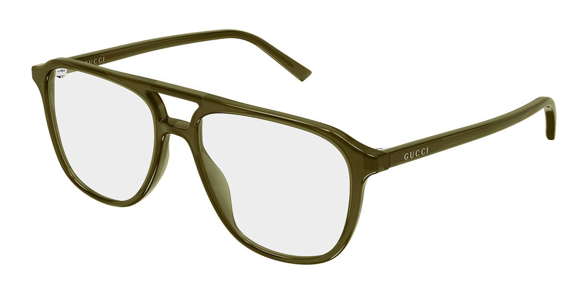 Gucci GG2237O 004 Men's Glasses Green Size 54 - Free Lenses - Blue Light Block Available