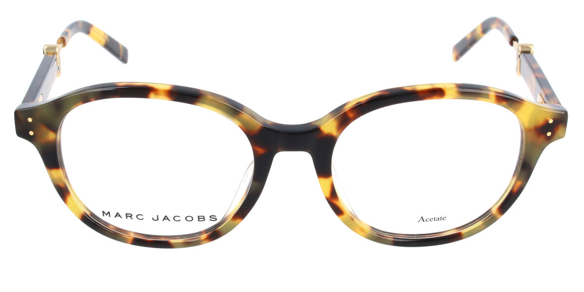 Marc Jacobs MARC 152F Asian Fit 00F 49 Sköldpaddemönstradeshell Glasögon (Endast Båge) Män