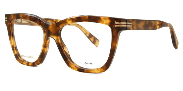Marc Jacobs Brown and Gold Tortoiseshell Eyeglass Frames Marc Jacobs MARC 603 086 Tortoise Eyeglasses  main image 3