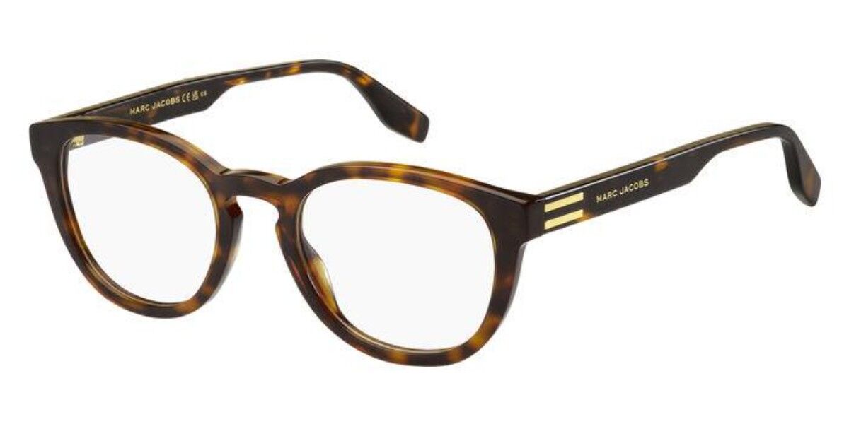 Marc Jacobs MARC 721 086 Men's Glasses Tortoiseshell Size 51 - Free Lenses - HSA/FSA Insurance - Blue Light Block Available