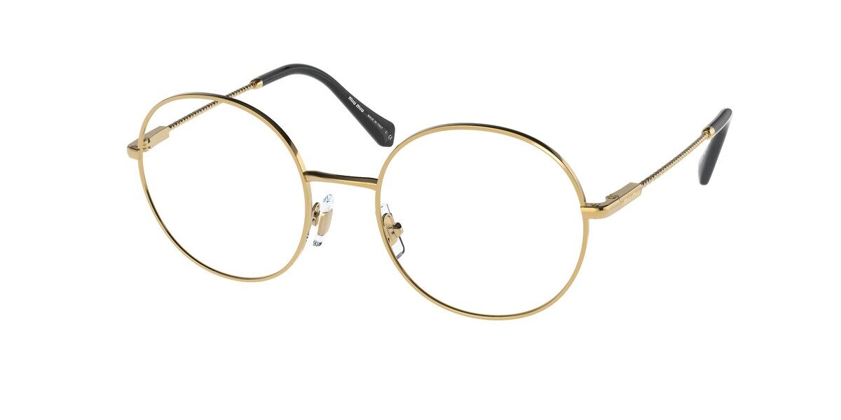 Miu Miu MU53TV 5AK1O1 Eyeglasses in Gold | SmartBuyGlasses USA