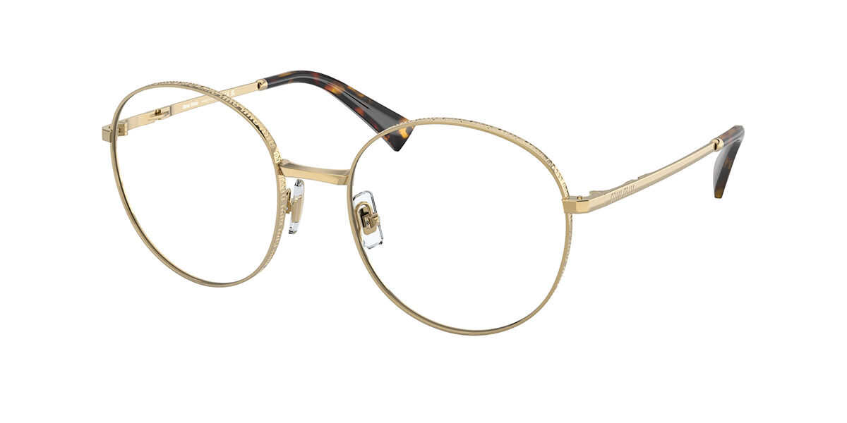 Miu Miu MU51VV 5AK1O1 Eyeglasses in Gold | SmartBuyGlasses USA