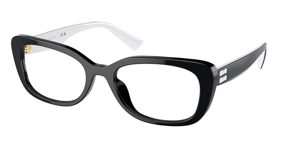 Miu Miu MU07VV 10G1O1 Glasses Black | VisionDirect Australia