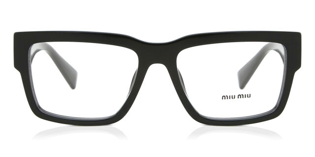 Miu Miu MU02XV 1AB1O1 Black Eyeglasses | SmartBuyGlasses US