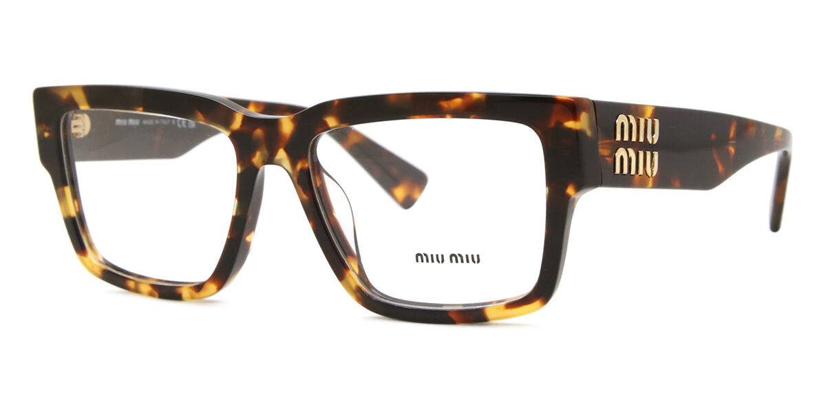 MIU MIU スクエアフレムメカネ MU02UV VAU1O1 Miu Miu MU 02XV 15Q1O1 Glasses - US