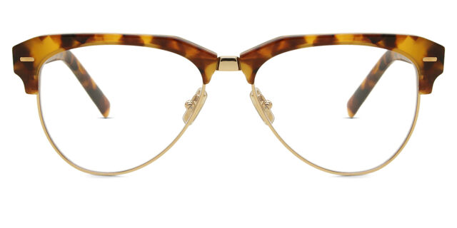 Miu Miu MU09ZS 19P08N Blue-Light Block Cork Brown Tortoise  display picture 1