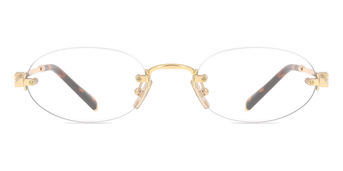 Miu Miu MUA54S 5AK08N Bl&aring;a-Light Block 51 Guldiga Glas&ouml;gon (Endast B&aring;ge) Kvinna