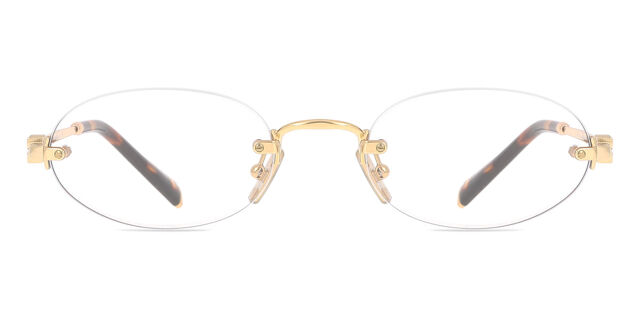 MIU MIU Optical Frames | Oval Rimless | Women’s Blue Block + Sun Tint | New Miu Miu Sunglasses Try On at H&M: A Fashion Review | TikTok main image 2