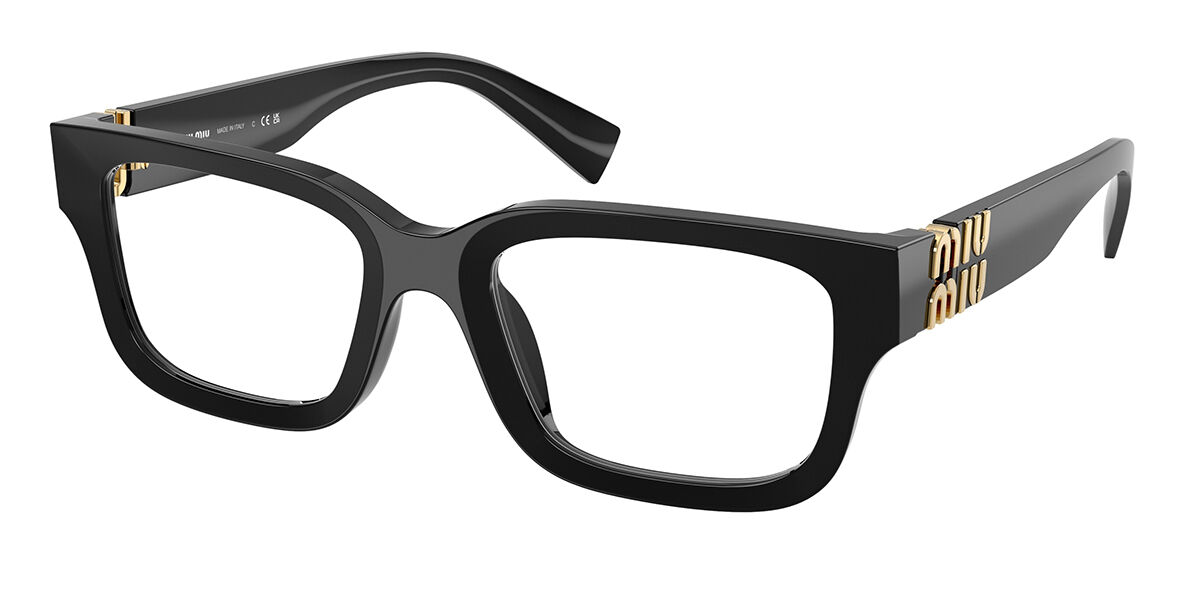 Miu Miu Damen Schwarz Mu02yvf Asian Fit 16K1o1 54Mm E Brillen