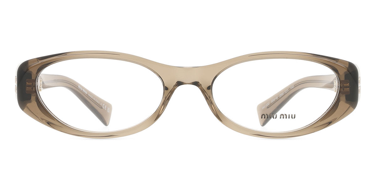 Photos - Glasses & Contact Lenses MIU MIU MU03ZV Women's Glasses, Brown, Size 53 