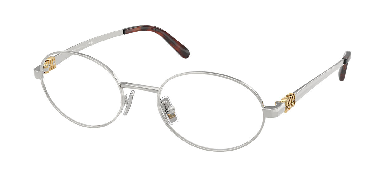 Miu Miu MU50ZV 1BC1O1 52 Silvriga Glas&ouml;gon (Endast B&aring;ge) Kvinna