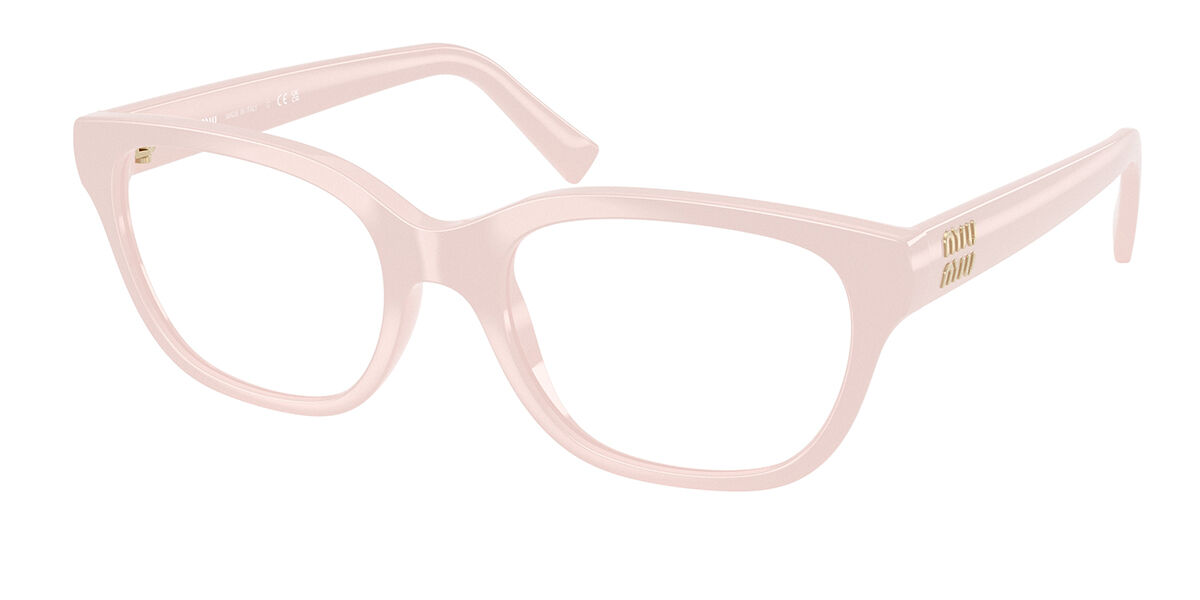 Miu Miu MU07ZV 28R1O1 Women’s Glasses Pink Size 52 - Free Lenses - Blue Light Block Available