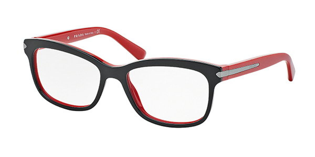 Prada PR 10RV ARROW 7I61O1 Eyeglasses in Red | SmartBuyGlasses USA