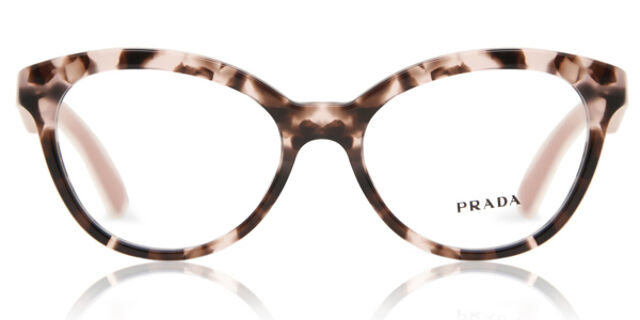 Prada PR 11RV TRIANGLE ROJ1O1 Pink Tortoise Eyeglasses  display picture 1