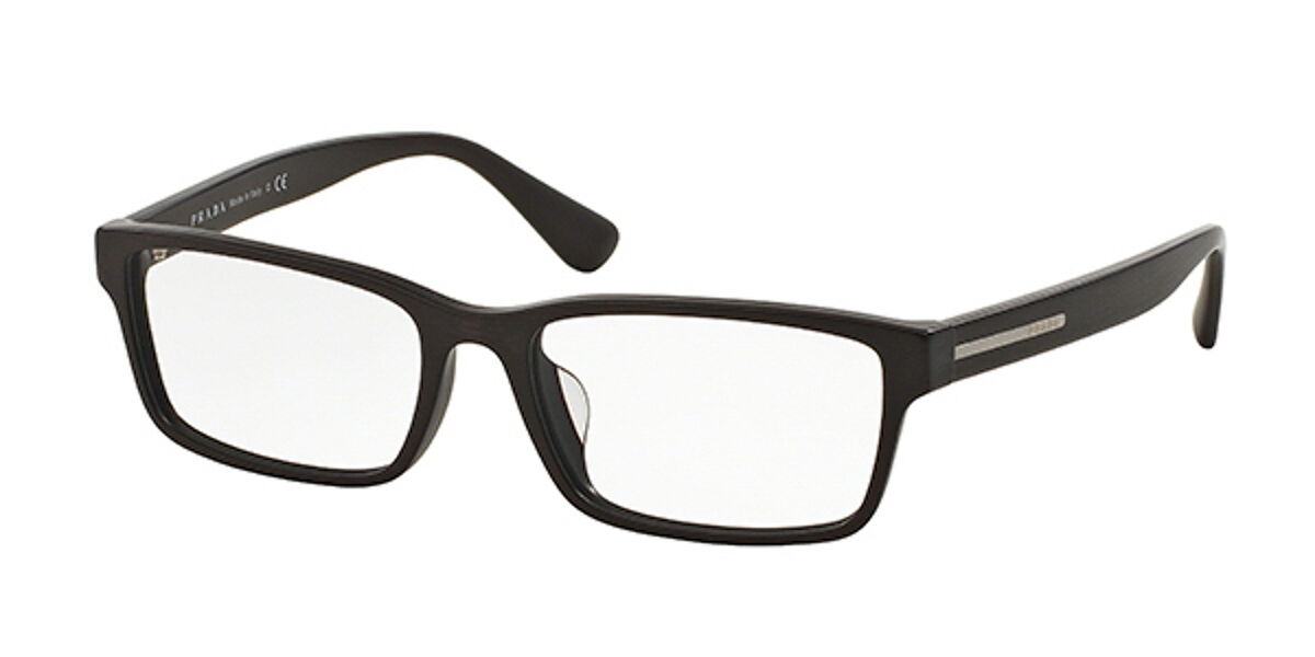 Prada PR 01SV TV61O1 Eyeglasses in Brown | SmartBuyGlasses USA