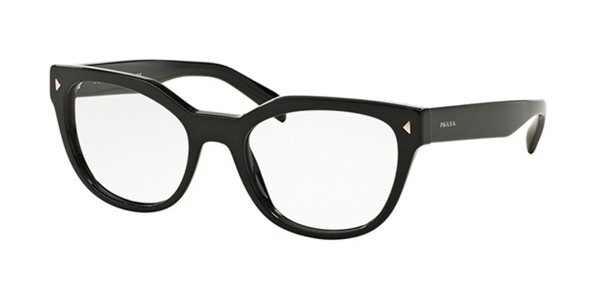 Prada PR 21SV 1AB1O1 Glasses Black | VisionDirect Australia