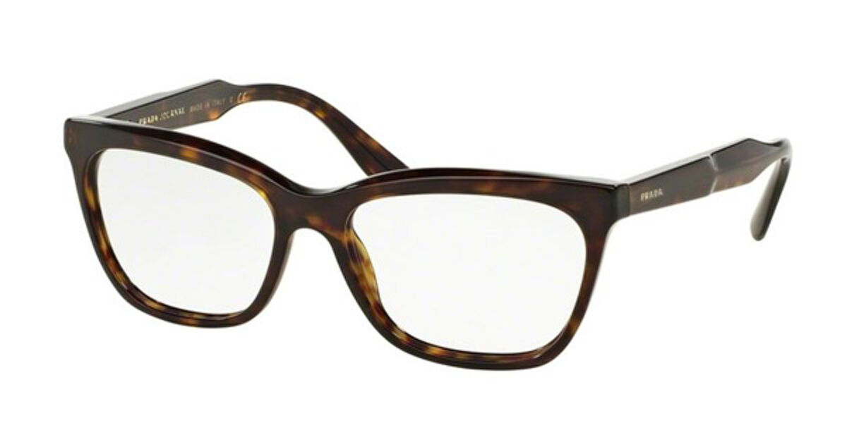 Prada PR 24SV JOURNAL 2AU1O1 Eyeglasses in Tortoiseshell ...