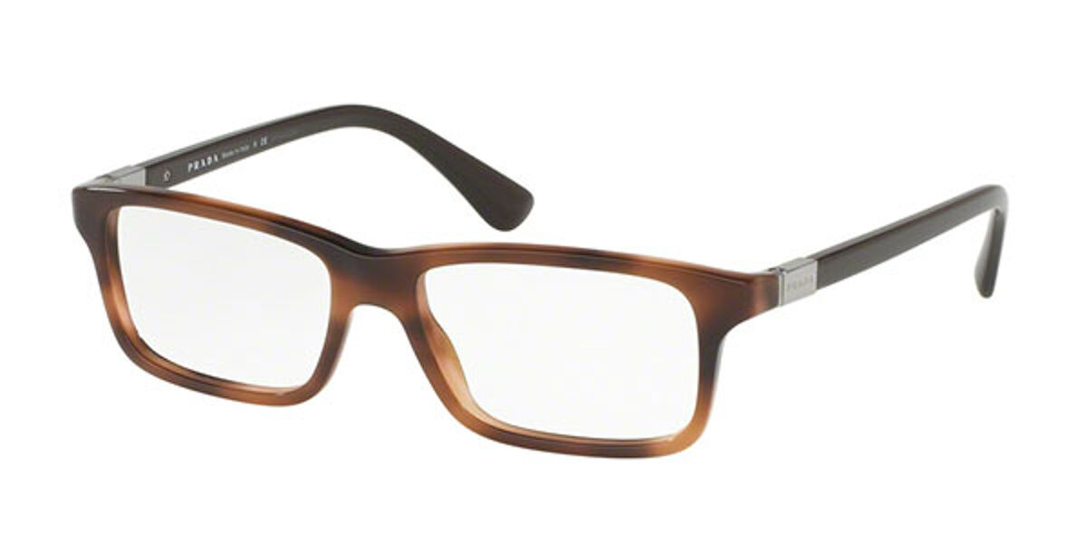 Prada PR 06SV U6J1O1 Eyeglasses in Brown | SmartBuyGlasses USA