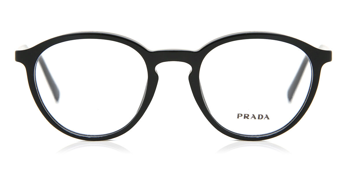 Prada PR 13TV 1AB1O1 Eyeglasses in Black | SmartBuyGlasses USA