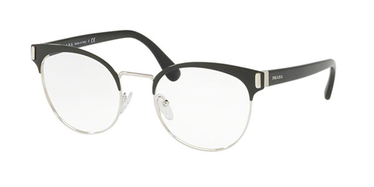 Prada PR 63TV 1AB1O1 Eyeglasses in Black | SmartBuyGlasses USA